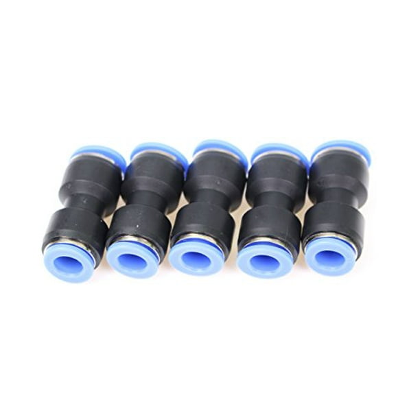 1/4 OD Push to Connect Straight Union Reducer Fitting 5/16 OD 1/4 OD Push to Connect Straight Union Reducer Fitting 5/16 OD